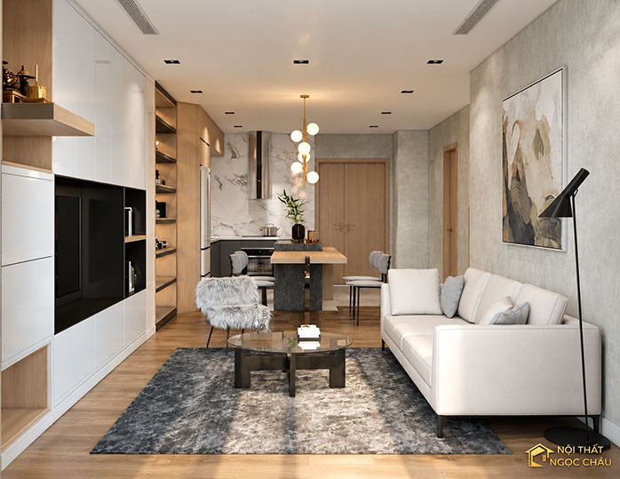 Thiết kế nội thất chung cư Vinhomes Ocean Park- Anh Tứ